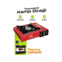 Portatif Kamp Ocağı 2.3kw Taşınabilir Tekli Gazlı Ocak Rüzgar Geçirmez -