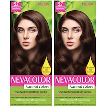Neva Color Natural Color Saç Boyası 5.7 Kışkırtıcı Kahve 2'li Set