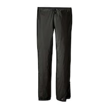 Patagonia Bayan Full Side Zip Rain Shadow Su Geçirmez Pantolon Siyah