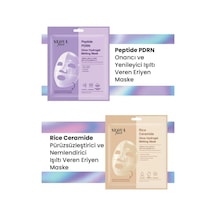 Dermal Pirinç Ve Peptid Glow Nemlendirici Onarıcı Eriyen Maske Seti Kore Maske Seti 34 Gr.