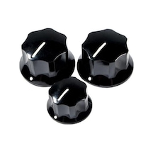 Fender Pure Vint. \'60S Jazz Bass Knobs Blk
