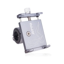 Ztto Z91 Mtb Bisiklet Telefon Tutucu Alüminyum Alaşımlı Bisiklet Gidon Montaj Cep Telefonu Braketi - Titanyum