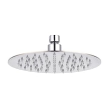 Tepe Duş Başlığı Oval Slim 304 Metal Ø20 Cm Ktd105 Siyah