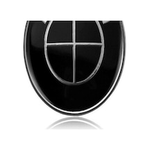 Bmw Araçlar İçin Bagaj Logosu Fullsiyah 74 MM