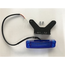 Replax Çakarlı Parmak Led Mavi 24V 18 Ledli Su Geçirmez TAS046M-24