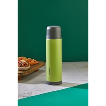 Cooker 750 Ml Çift Kat Sızdırmaz, Çift Kapak Sistemi Paslanmaz Çelik Termos - 12 Saat Sıcak 24 Saat Soğuk - Kamp, Outdoor, Piknik, Ofis, Otel, Kafe, Okul, Seyahat Yeşil