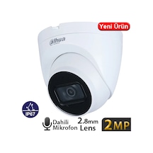 Dahua Ipc-hdw1230v-sa-0280b 2mp 2.8mm Ip67,ıvs,sd Metal Starlıte Ip Sesli Dome Kamera-30mt.
