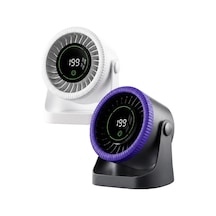 Neffo Usb Şarjlı Mini Fan, Taşınabilir, Ayarlanabilir Hızlı, Sessiz Güçlü Soğutucu Vantilatör