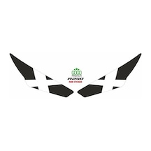Rks R250 2023 - 2024 Uyumlu Far Sticker X Beyaz Standart