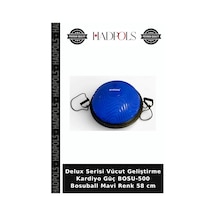 Delux Serisi Vücut Geliştirme Kardiyo Güç Bosu-500 Bosuball Mavi Renk 58 Cm