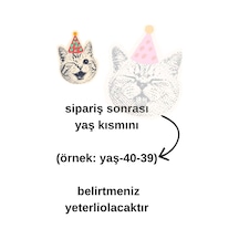 Kişiye Özel Doğum Günü Pasta Süsü Ve Yaş Belirleyici Etiket Seti