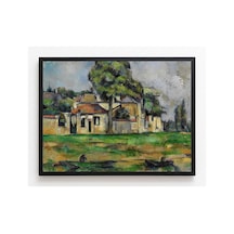 Modern Sanat Cézanne Marne Kıyıları Çerçevesiz Poster 21x30 Cm A4 Tablo Modern Sanat Ekspresyonizm