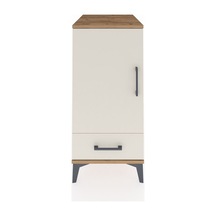 Kronos Komodin 3 Raflı Tek Çekmeceli Tek Kapaklı 44x59x96 Çam-aytaşı Atlas Çam