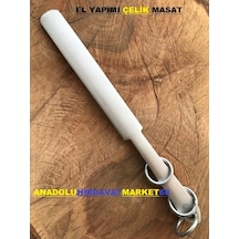 Dövme Çelik Masat Bıçak Bileme Masadı Oval Kasap Masat