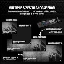Mm350 Pro Sıçrama Geçirmez Premium Kumaş Oyun Mouse Pad, Alan 93 40 Cm, Mikrofiber Kumaş, 4mm Güçlü Yumuşak Kauçuk Konstrüksiyon, Kaymaz Kauçuk Taban, Siyah, Genişletilmiş Xl