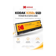 X250s 512gb M.2 Sata 2280 Ssd 520 Mb/s Okuma 500 Mb/s Yazma Hızlı Ssd