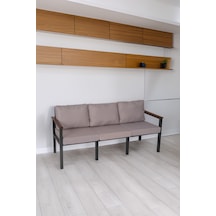 Neokas Bahce Mobilyası, Modern Balkon Mobilyası, Kafe Oturma Takımı, Teras Koltugu, 1 Üçlü Koltuk Gri Neokas Bahce Mobilyası, Modern Balkon Mobilyası, Kafe Oturma Takımı, Teras Koltugu, 1 Üçlü Koltuk Gri