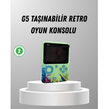500 Oyunlu G5 Retro Mini Oyun Konsolu 3 İnç Ekran Ve Tv Desteği -