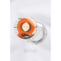 South Park Anime Animasyon Çanta Süsü Rozet İğneli Buton Rozet Seti 1 Adet Çok Renkli