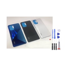 Xiaomi Redmi K40 Pro Siyah Arka Cam Kapak Pil Kapağı Tamir Set B7000 Set Siyah