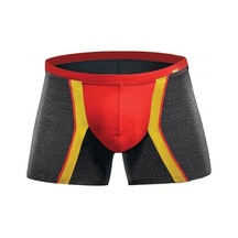 Doreanse 1720 Erkek Modal Çizgili Torbalı Kırmızı Boxer