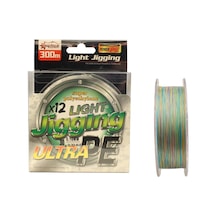 Captain Light Jigging 12x Ultra Pe 12 Örgü Jig İpi 300mt Multi Color