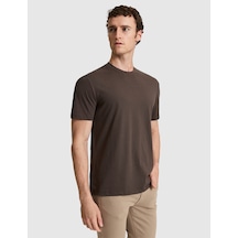 Pierre Cardin Erkek Koyu Kahverengi Tişört 50327872-vr084