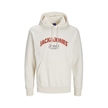 Jack & Jones Erkek Sweatshirt Krem 12267584 Jorbronx Arch Bıg 25kw21000456 W210200 Bej