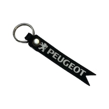 Peugeot İle Uyumlu Araba Anahtarlığı, Siyah