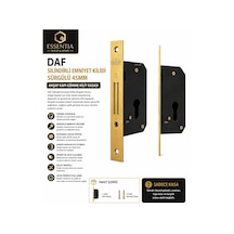 Daf Silindirli Emniyet Kilidi Sürgülü 45 Mm Pirinç Renk Gömme Kilit Kasası Çoklu Renk