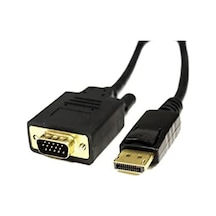 1.8 Metre Display Port To Vga Display Vga Kablo Displayport Vga Kablo