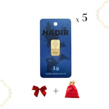 Nadir 5 Adet 1 Gr 24 Ayar Altın