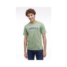 Lumberjack Ml Weneg-b 11ıd53 4fx Erkek Kısa Kol Tişört - Yeşil - Yeşil