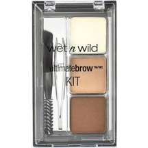 Wet N Wild Ultimate Brow Kit Kaş Seti Soft Brown