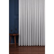 Arben Beymen Eteği Kurşunlu Modern Tül Perde / Ölçünüze Özel Dikim