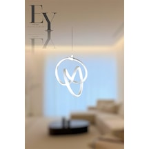 Ey Shop Beyaz Venüs Model 3 Renk Led Beyaz&sarı&günışığı Avize Beyaz