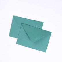 Yeşil Kartpostal Zarfı, 10.5x15.5 Cm 100 Adet