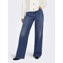 Only Onlhope Hw Wıde Dnm Dnm Sıj Box Kadın Mavi Denim Pantolon - 15264080
