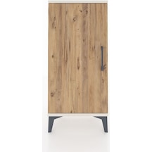 Arges Komodin Tek Raflı Tek Çekmeceli Tek Kapaklı 44x30x96 Aytaşı-çam Aytası