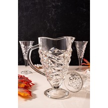 Mest La Rose 7 Parça Sürahili Su Bardağı Takımı - Sofranızın Gözdesi Şeffaf