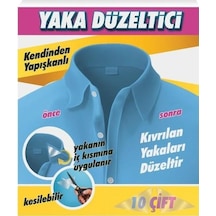 Yaka Düzleştirici Düzeltici Yapışkanlı Balin Kıvrılan Yakaları Düzeltir 20adet