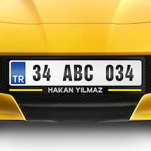 Kişiye Özel Plakalık - 1 296112041