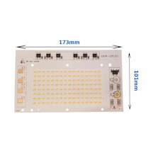 220 Volt 100 Watt SMD 2835 Ledli Hazır Projektör Ledi Gün Işığı Hazır Projektör PCB