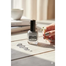 Keratin Nail Color Glitter No: 401 - Keratin İçerikli Güçlendirici Parlak Oje