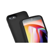 Apple Uyumlu iPhone  8 Kılıf Şarjlı Standlı Harici Batarya 5000 Mah