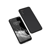 Samsung Galaxy  Uyumlu - A03s Kılıf First Silikon - Siyah