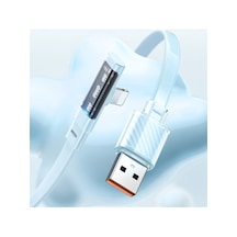 Mcdodo Ca-3415 Usb-a To Lightning 20w 3a L Tip Hızlı Şarj Kablosu 1.8m Mavi Mcdodo Kablo