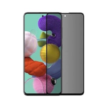 Hubrendy Tedarik Samsung A71 Uyumlu Hayalet Ekran Gizli Tam Kaplayan Kırılmaz Cam Seramik Ekran Koru
