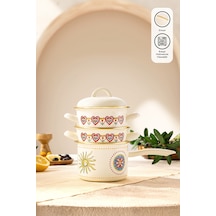 Solemar Emaye Midi Set 14 Cm Multicolor