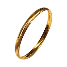 Altın Hediyelik Desensiz Bilezik 3154